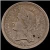 Image 1 : 1881 Three-Cent Nickel CLOSELY UNCIRCULATED