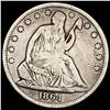 Image 1 : 1864-S Seated Liberty Half Dollar NICELY CIRCULATE NICELY CIRCULATED