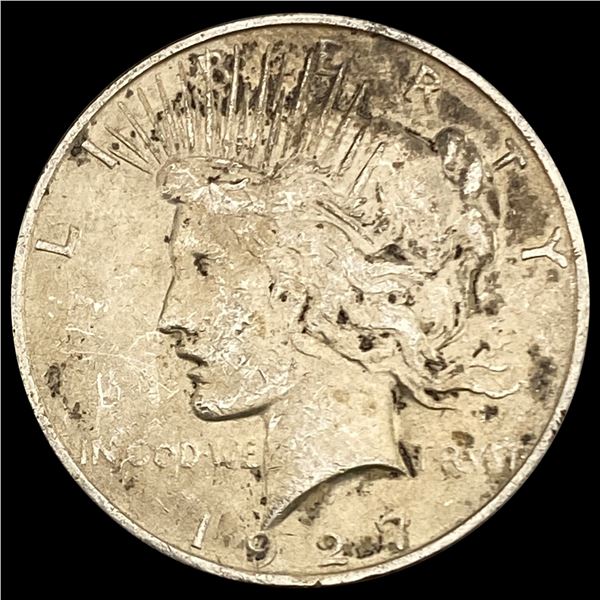1927-D Peace Silver Dollar UNC