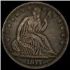 Image 1 : 1877 Seated Liberty Half Dollar CLOSELY UNCIRCULAT CLOSELY UNCIRCULATED