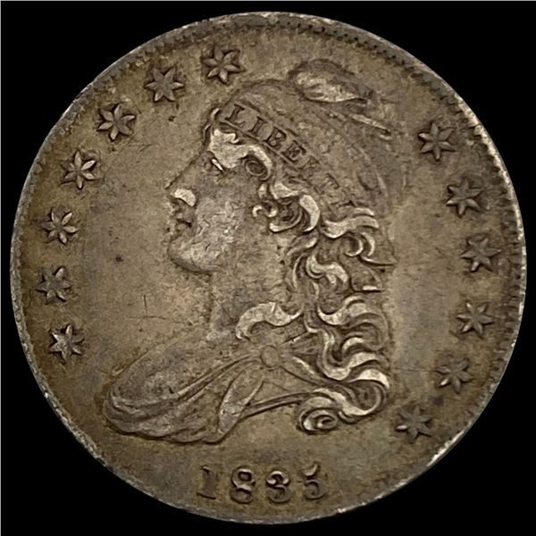 1835 Capped Bust Half Dollar NEARLY UNCIRCULATED