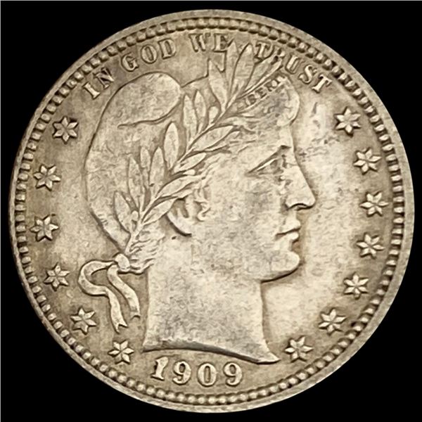 1909 Barber Quarter CLOSELY UNCIRCULATED