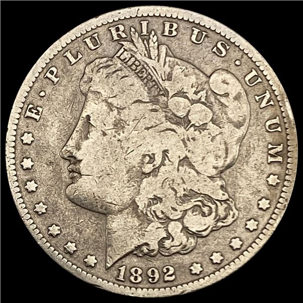 1892-S Morgan Silver Dollar NICELY CIRCULATED