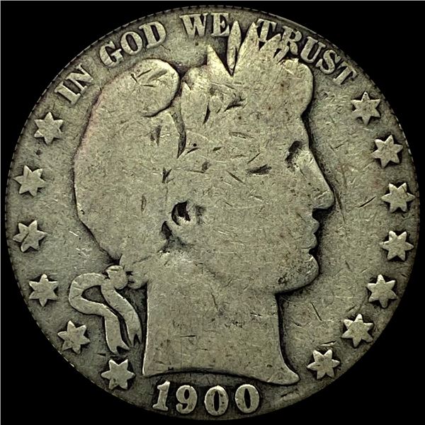 1900-O Barber Half Dollar LIGHTLY CIRCULATED