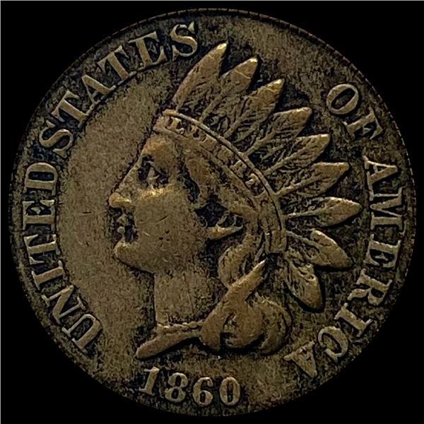 1860 Indian Head Cent NICELY CIRCULATED