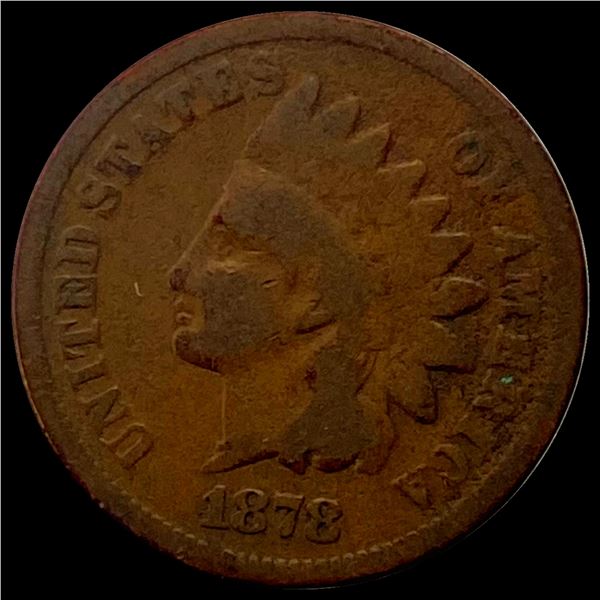 1878 Indian Head Cent NICELY CIRCULATED