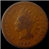 Image 1 : 1867 Indian Head Cent NICELY CIRCULATED