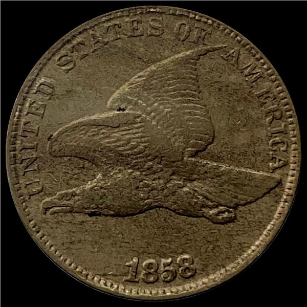1858 Flying Eagle Cent ABOUT UNCIRCULATED
