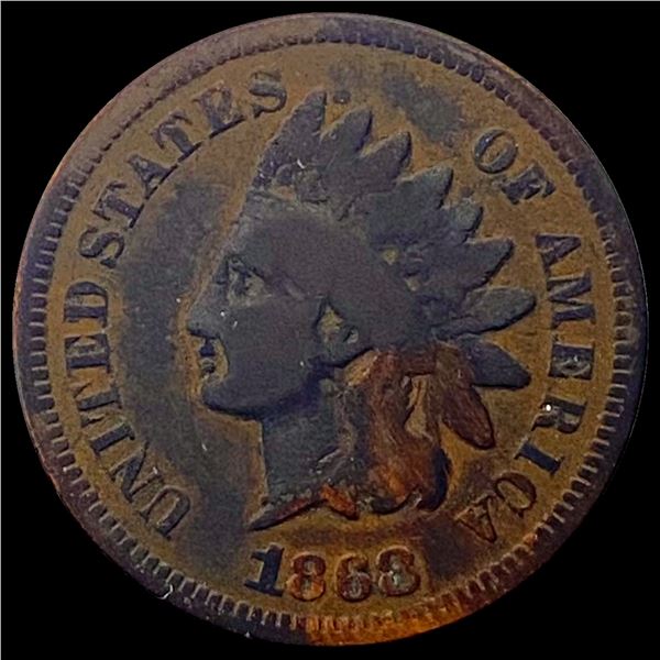1868 Indian Head Cent NICELY CIRCULATED