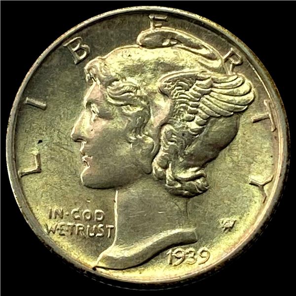 1939-D Mercury Dime UNC