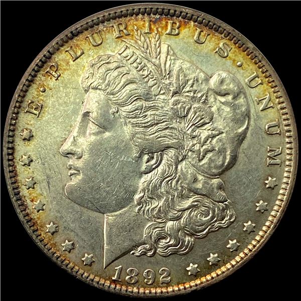 1892 Morgan Silver Dollar CLOSELY UNCIRCULATED