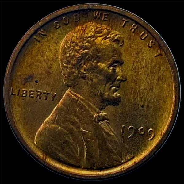 1909 VDB Lincoln Wheat Cent GEM BU