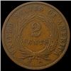 Image 2 : 1869 Two-Cent Piece NICELY CIRCULATED