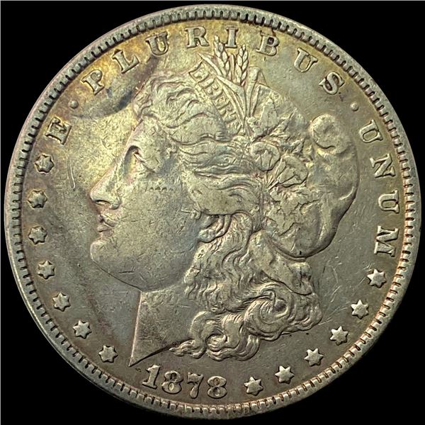 1878 Morgan Silver Dollar NEARLY UNCIRCULATED