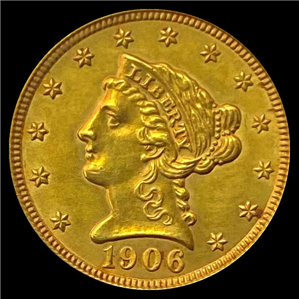 1906 Liberty Head Quarter Eagle $2.50 CHOICE AU