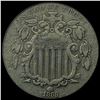 Image 1 : 1868 Shield Nickel NICELY CIRCULATED