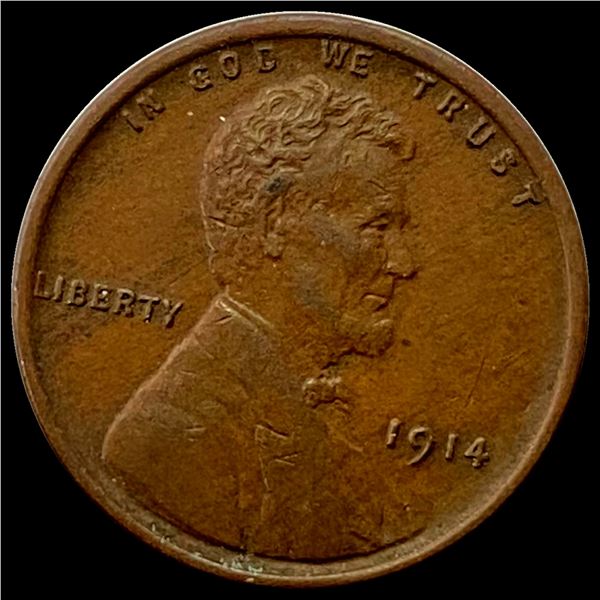 1914 Lincoln Wheat Cent LIGHTLY CIRCULATED