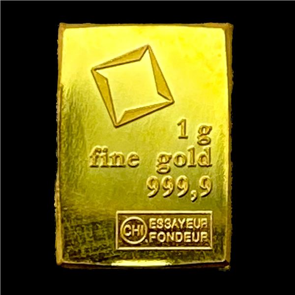 1 Gram Gold Bar