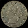Image 1 : 1883 Liberty Head Nickel CLOSELY UNCIRCULATED