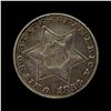 Image 1 : 1854 Three-Cent Silver Piece ABOUT UNCIRCULATED