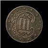 Image 2 : 1854 Three-Cent Silver Piece ABOUT UNCIRCULATED