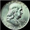 Image 1 : 1957 Franklin Half Dollar GEM BU