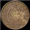 Image 1 : 1858-S Seated Liberty Half Dollar CLOSELY UNCIRCULATED
