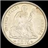 Image 1 : 1874 Seated Liberty Dime CLOSELY UNCIRCULATED