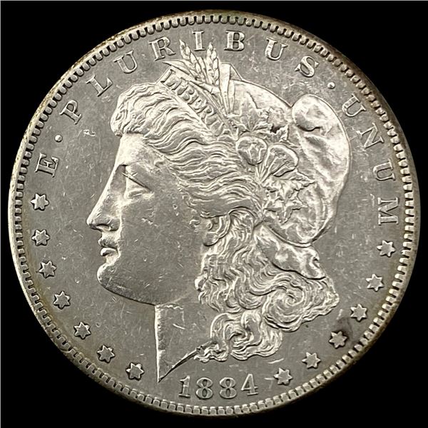 1884-S Morgan Silver Dollar CHOICE AU