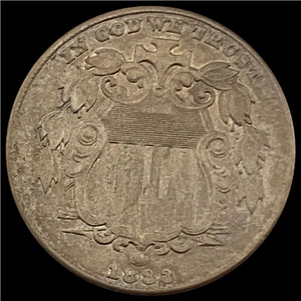 1883 Shield Nickel CLOSELY UNCIRCULATED