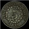 Image 2 : 1867 Shield Nickel NICELY CIRCULATED