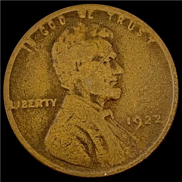 1922 No D Lincoln Wheat Cent NICELY CIRCULATED