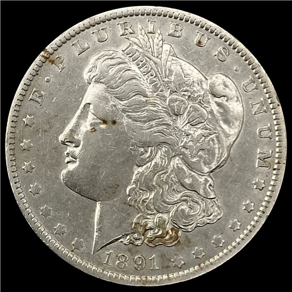 1891-O Morgan Silver Dollar CLOSELY UNCIRCULATED CLOSELY UNCIRCULATED