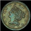 Image 1 : 1855 Braided Hair Half Cent CLOSELY UNCIRCULATED CLOSELY UNCIRCULATED