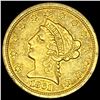 1861 Liberty Head Quarter Eagle NEARLY UNCIRCULATE NEARLY UNCIRCULATED