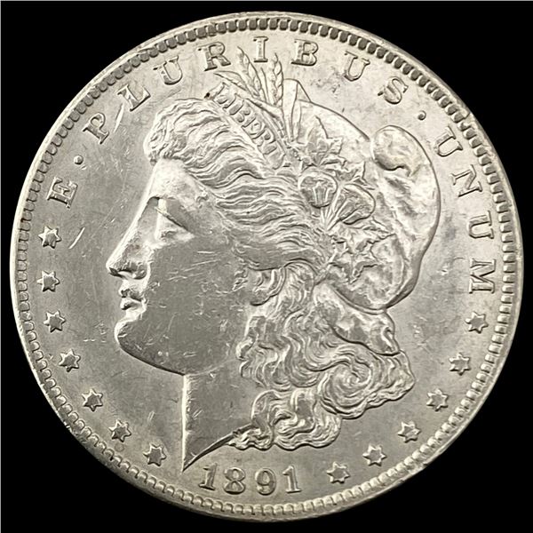 1891-CC Morgan Silver Dollar UNCIRCULATED