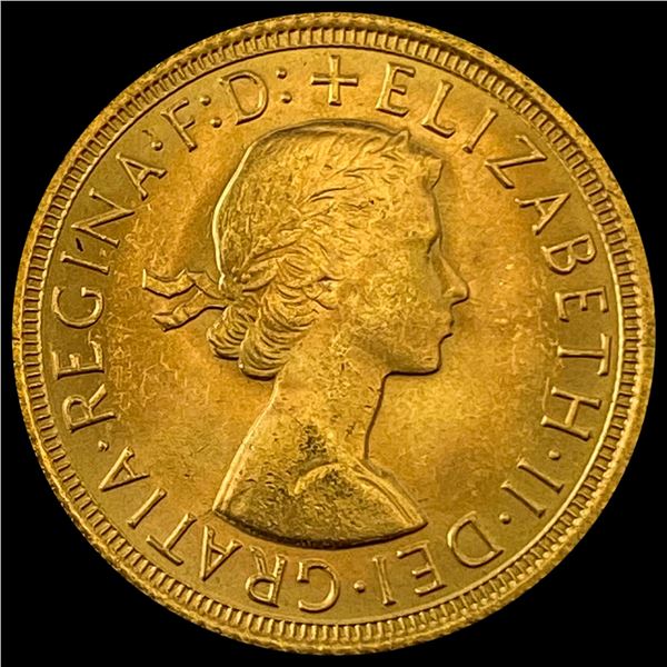 1967 UK Gold Sovereign .2355oz AGW GEM BU