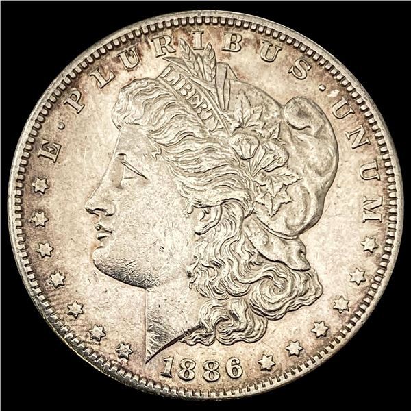 1886-S Morgan Silver Dollar CHOICE AU