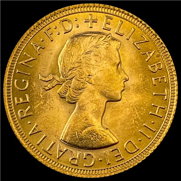 1967 UK Gold Sovereign .2355oz AGW GEM BU