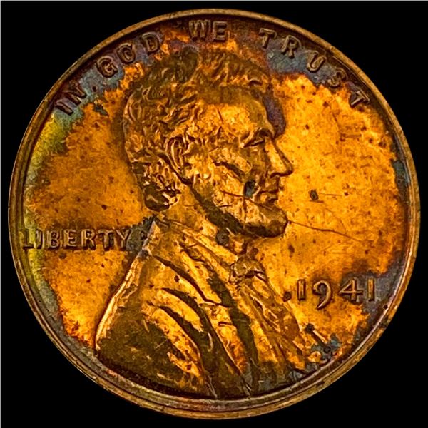 1941 Lincoln Wheat Cent CHOICE PROOF