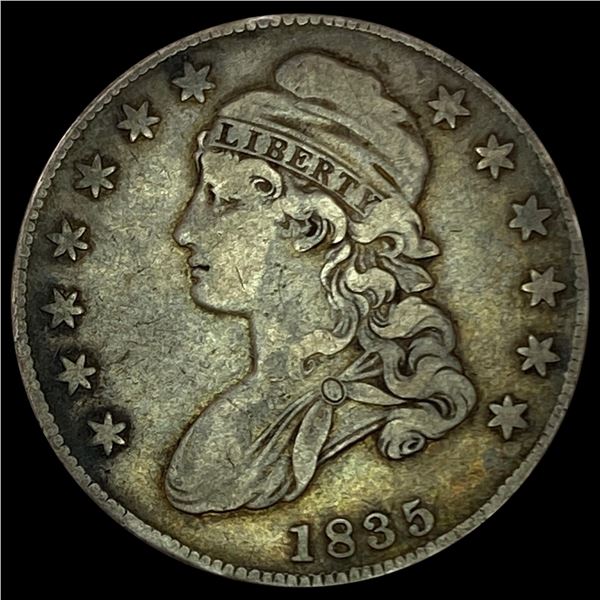 1835 Capped Bust Half Dollar NICELY CIRCULATED