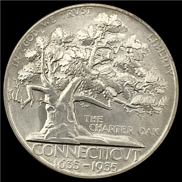 1935 Connecticut Half Dollar GEM BU