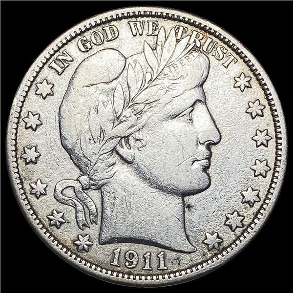1911 Barber Half Dollar NEARLY UNCIRCULATED