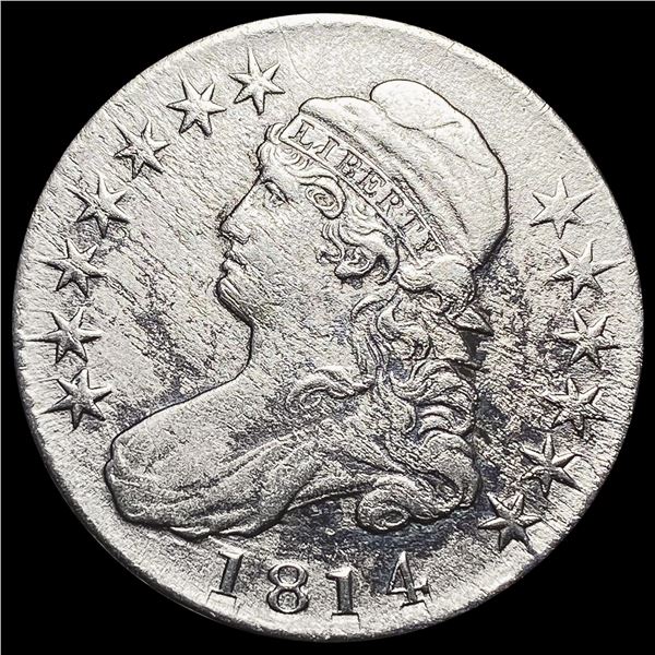 1814 Capped Bust Half Dollar NEARLY UNCIRCULATED NEARLY UNCIRCULATED