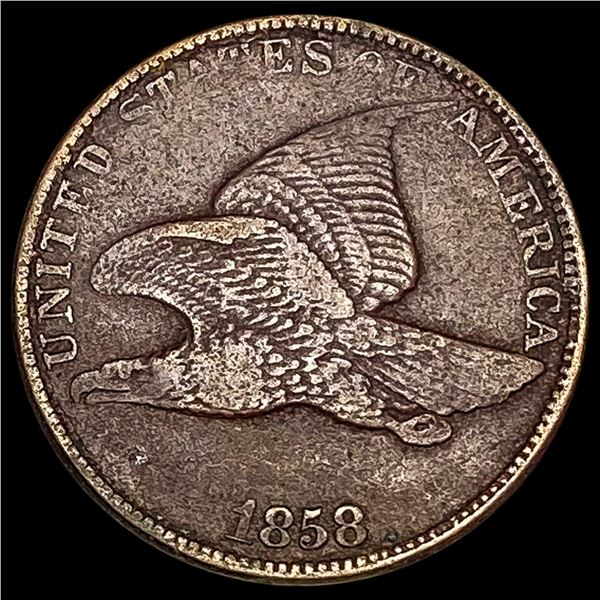 1858 Flying Eagle Cent CLOSELY UNCIRCULATED