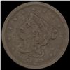 Image 1 : 1851 Braided Hair Half Cent CLOSELY UNCIRCULATED CLOSELY UNCIRCULATED