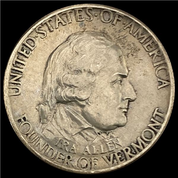 1927 Vermont Sesquicentennial Half Dolla UNCIRCULA UNCIRCULATED