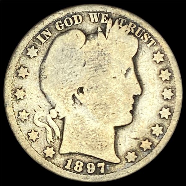 1897-O Barber Half Dollar NICELY CIRCULATED