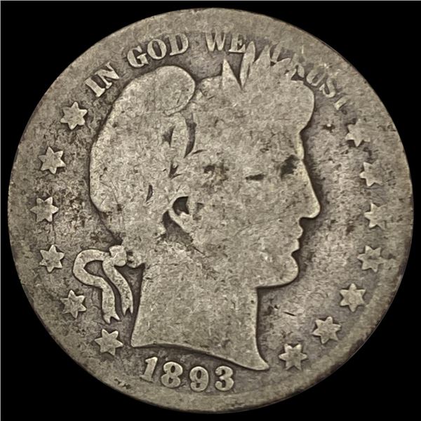 1893-S Barber Half Dollar NICELY CIRCULATED