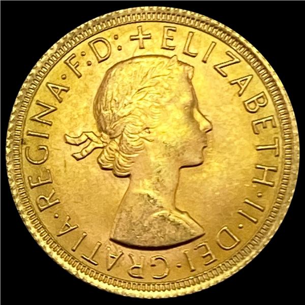 1968 UK Gold Sovereign AGW.2355oz GEM BU